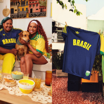 Adidas resgata estética dos anos 1980 em nova coleção do Time Brasil